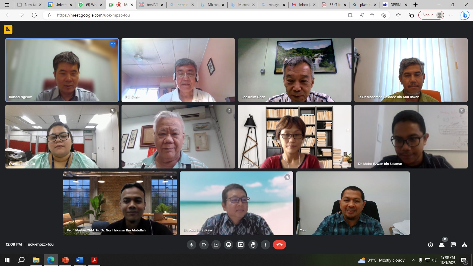 Perbincangan Kolaborasi FBKT, UMK dan Plastic and Rubber Institute Malaysia 